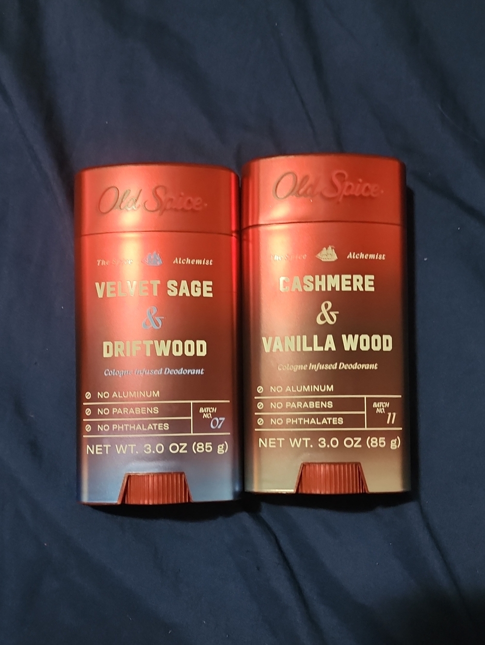 2 Velvet Sage & Driftwood Deodorant Stick - Red